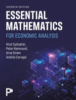 Essential Mathematics for Economic Analysis