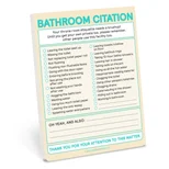 Bathroom Citation Nifty Note