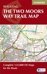 The Two Moors Way Trail Map