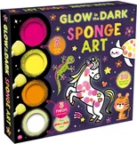 Glow in the Dark Sponge Art
