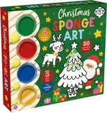 Christmas Sponge Art