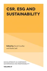 CSR, ESG and Sustainability