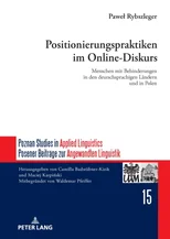 Positionierungspraktiken im Online-Diskurs; Menschen mit Behinderungen in den deutschsprachigen Landern und in Polen