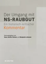 Der Umgang mit NS-Raubgut