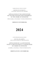 Application of the Convention on the Prevention and Punishment of the Crime of Genocide (the Gambia V. Myanmar
