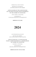 Application of the Convention on the Prevention and Punishment of the Crime of Genocide (the Gambia V. Myanmar)