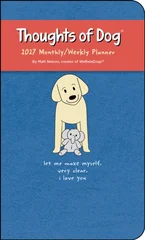 Thoughts of Dog 2027 Monthly/Weekly Planner Calendar